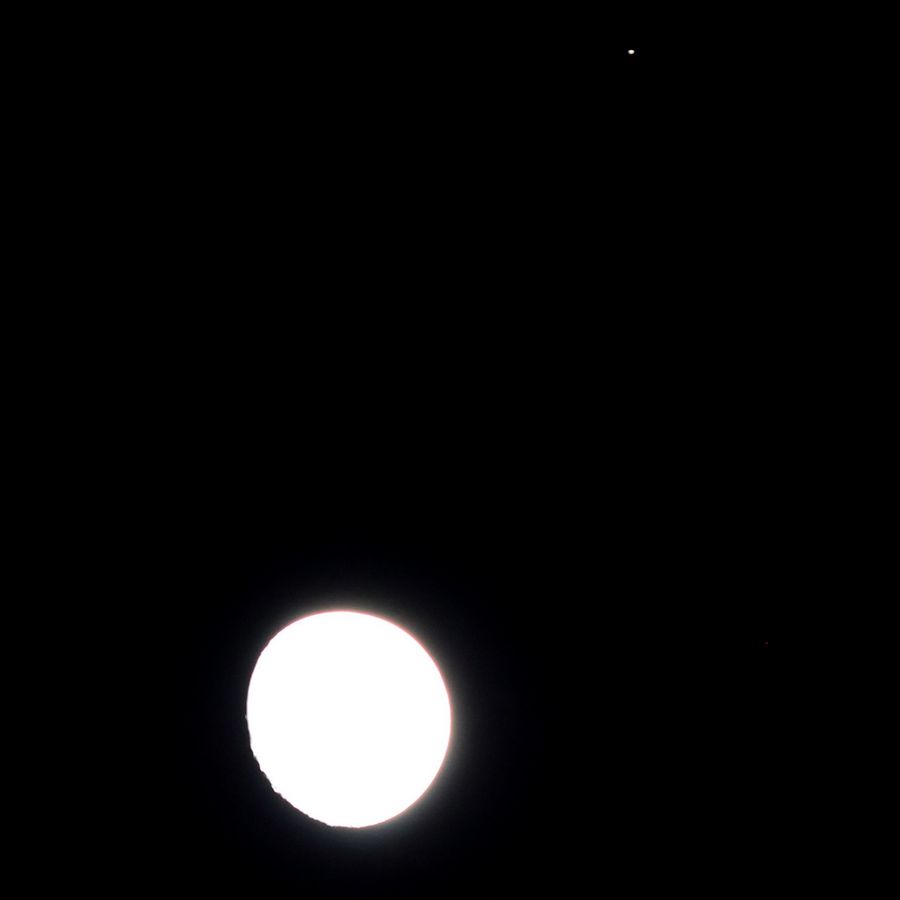 Luna e Saturno - quasi congiunzione